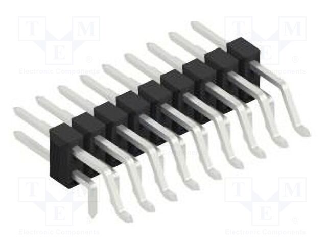 Connector: pin strips; pin header; male; PIN: 18; 2.54mm; SMT,THT