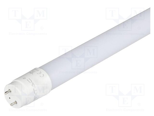 LED lamp; neutral white; G13; 220÷240VAC; 1400lm; P: 14W; 160°; IP20