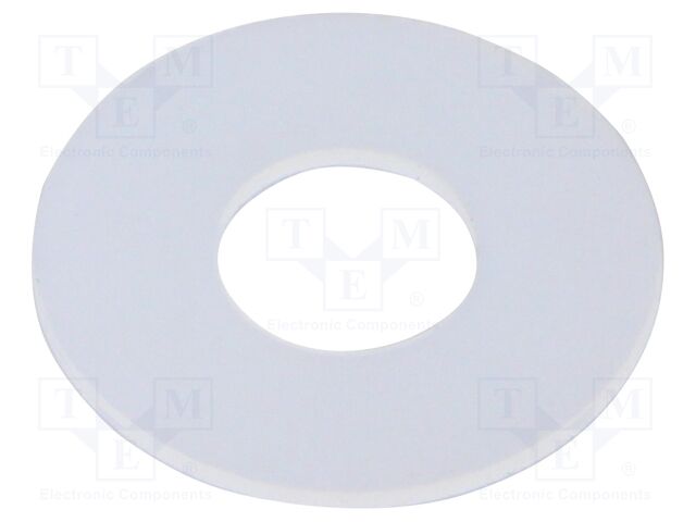 Washer; round; D=15.9mm; h=0.5mm; polyamide; natural