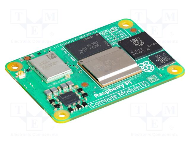 SOM; RPI CM5 CM5004000 4GB RAM,integrated compute module; 5VDC