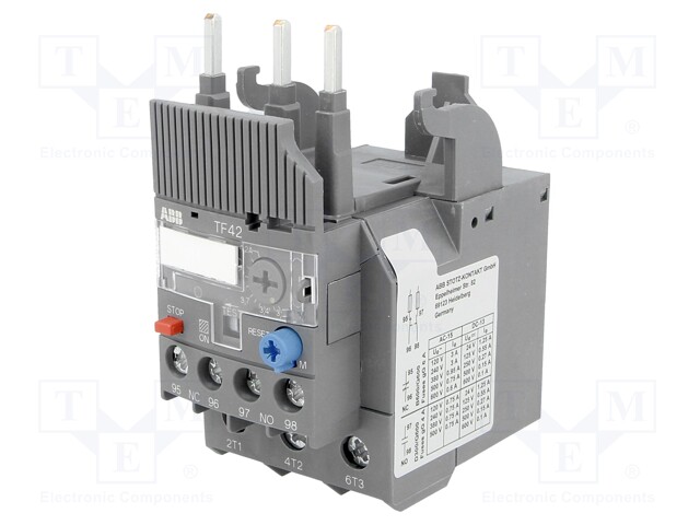 Thermal relay; Series: AF; Leads: screw terminals; 3.1÷4.2A