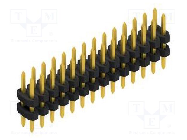 Connector: pin strips; pin header; male; PIN: 28; 2mm; THT; 2x14