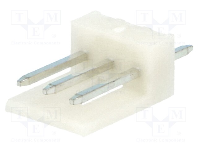 Socket; wire-board; male; EI; 2.5mm; PIN: 3; THT; 3.5A; tinned