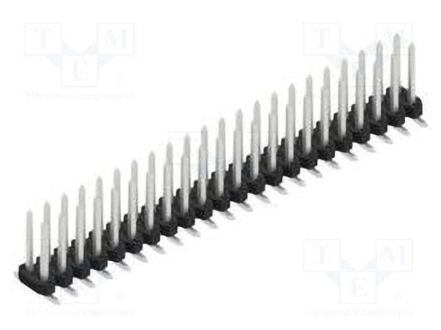 Connector: pin strips; pin header; male; PIN: 44; 2mm; SMT; 2x22