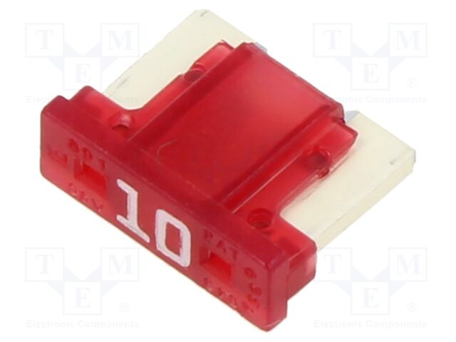 Fuse: fuse; 10A; 58VDC; medium time-lag; automotive; holders