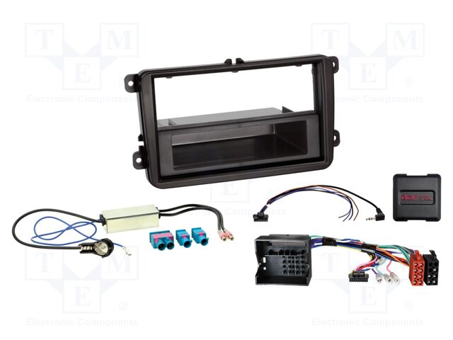 Adapter for control from steering wheel; Seat,VW,Škoda; black