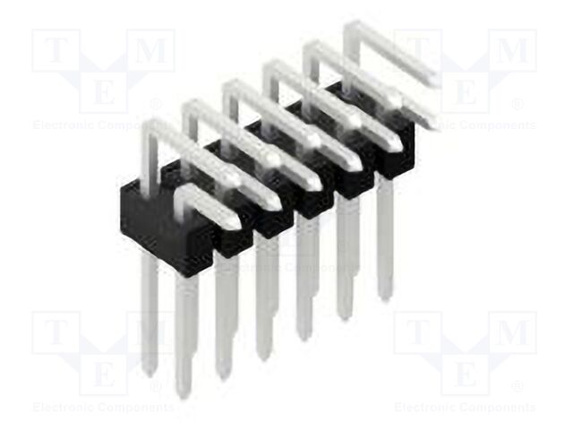 Connector: pin strips; pin header; male; PIN: 12; 2.54mm; THT; 2x6