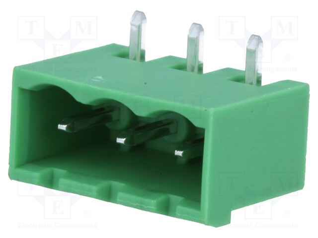 Pluggable terminal block; 5.08mm; ways: 3; angled 90°; socket