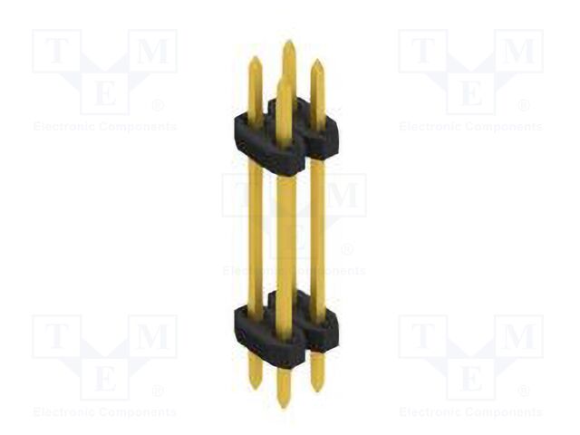Connector: pin strips; pin header; male; PIN: 4; 2mm; THT; 2x2; 100V