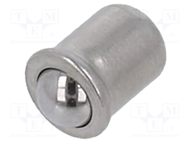 Ball latch; A2 stainless steel; BN: 13376; L: 4mm; Ømount.hole: 3mm
