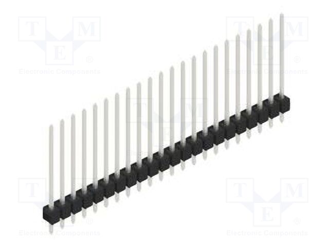 Connector: pin strips; pin header; male; PIN: 22; 2.54mm; THT; 1x22