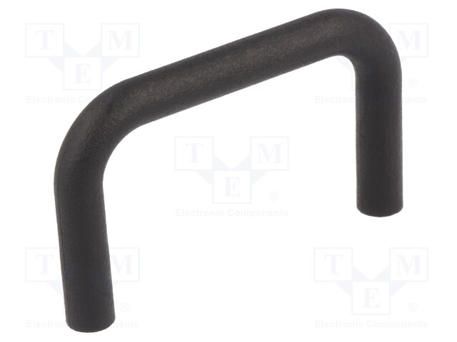 Handle; Mat: polyamide; black; H: 32mm; L: 53.5mm; W: 6.3mm