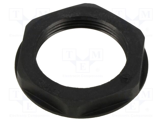 Nut; M32; polyamide; 41mm; black; Thread: metric; SKINTOP® GMP-HF-M
