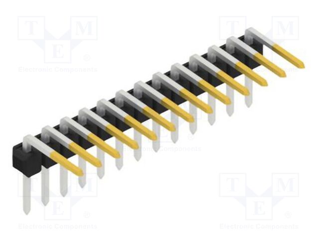 Connector: pin strips; pin header; male; PIN: 13; 2.54mm; THT; 1x13