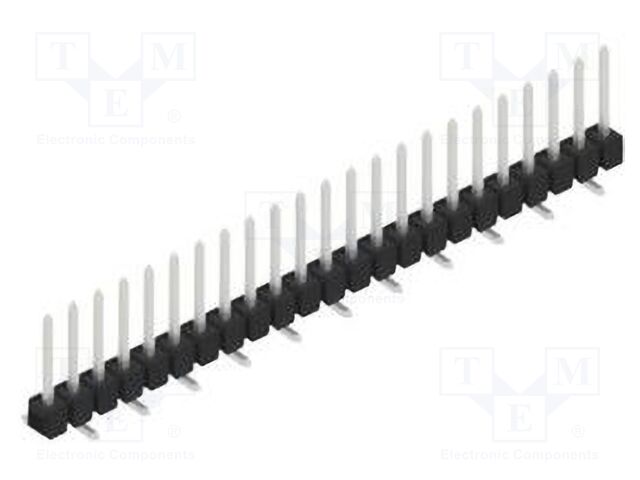 Connector: pin strips; pin header; male; PIN: 23; 2.54mm; SMT; 1x23