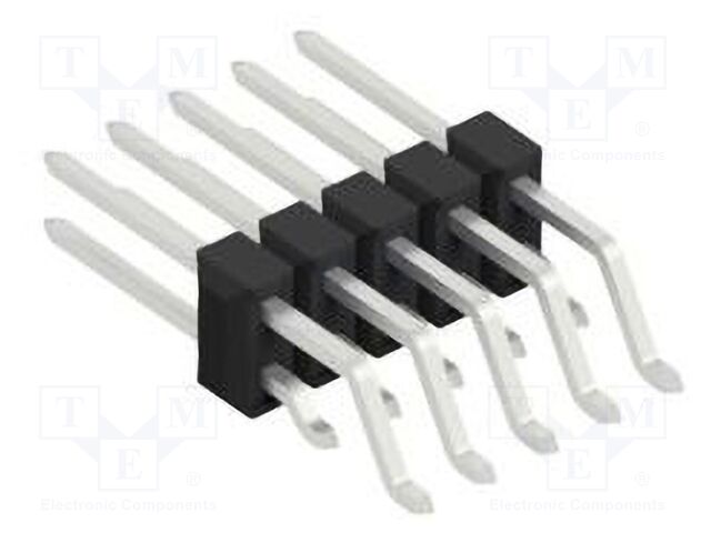 Connector: pin strips; pin header; male; PIN: 10; 2.54mm; SMT; 2x5