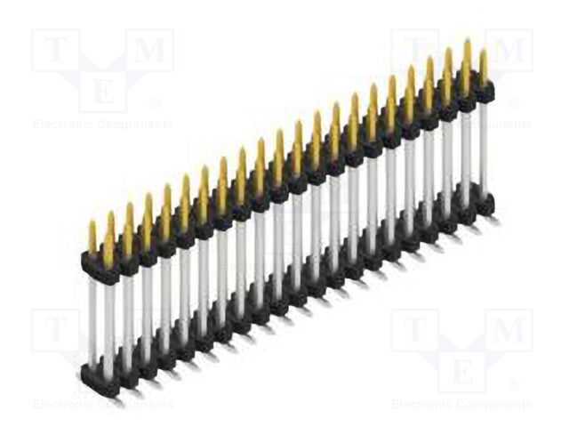 Connector: pin strips; pin header; male; PIN: 42; 2mm; SMT; 2x21