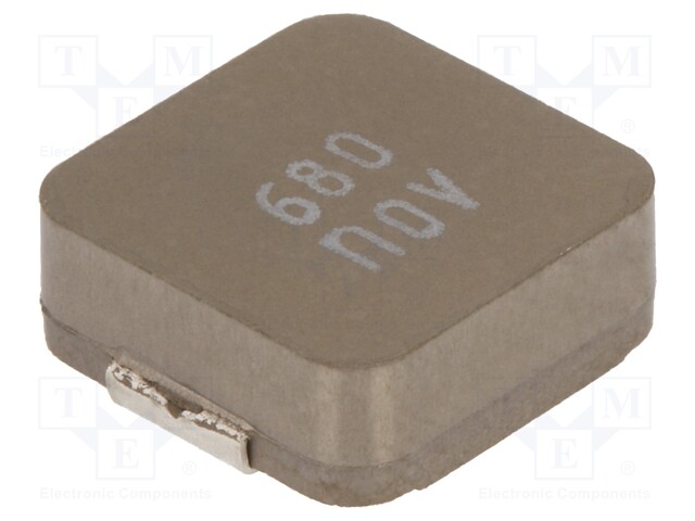 Inductor: ferrite; 68uH; Ioper: 3.6A; 163mΩ; ±20%; Isat: 4.5A