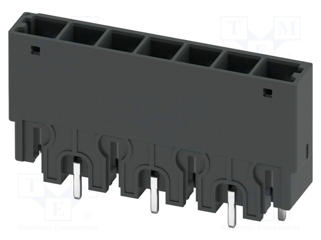 PCB headers, nominal cross section: 4 mm2, color: black, nom