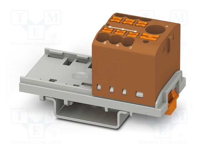 Splice terminal: rail; 24A; 690V; push-in; PA; 0.14÷4mm2; W: 28.6mm