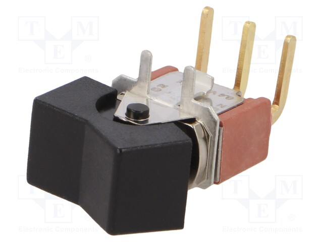 ROCKER; SPDT; Pos: 2; ON-ON; Rcont max: 10mΩ; -30÷85°C; Mounting: THT
