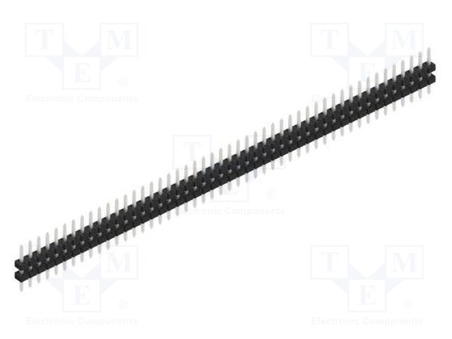 Connector: pin strips; pin header; male; PIN: 48; 2mm; THT; 1x48
