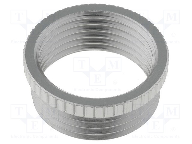 Reduction of threads for glands; Int.thread: PG11; brass; nickel