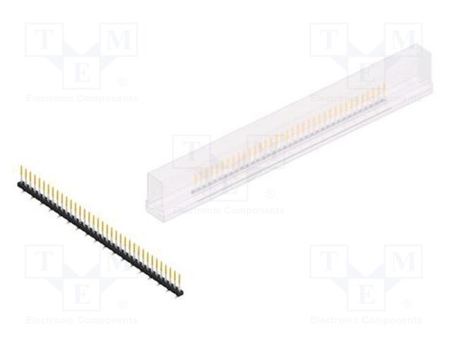Connector: pin strips; pin header; male; PIN: 36; 2mm; SMT; 1x36