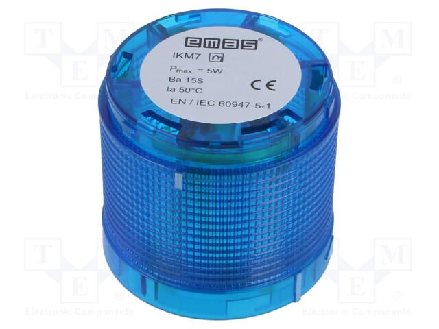 Signaller: lighting; blue; IK