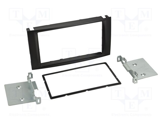 Radio frame; VW; 2 DIN; black