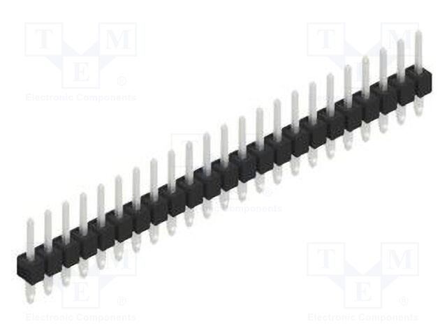 Connector: pin strips; pin header; male; PIN: 23; 2.54mm; THT; 1x23
