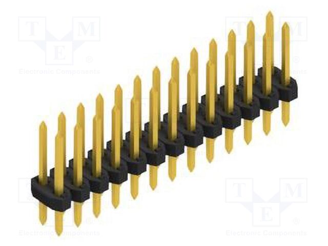 Connector: pin strips; pin header; male; PIN: 26; 2mm; THT; 2x13