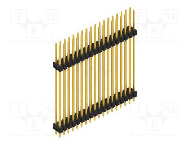 Connector: pin strips; pin header; male; PIN: 36; 2.54mm; THT; 2x18