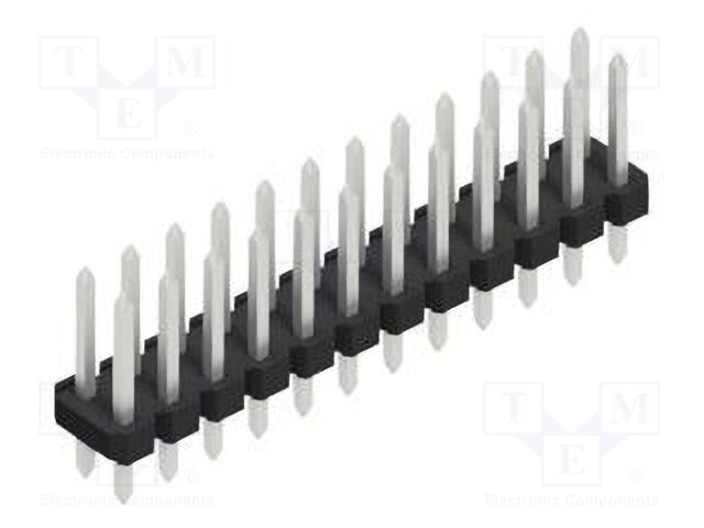 Connector: pin strips; pin header; male; PIN: 24; 2.54mm; THT; 2x12
