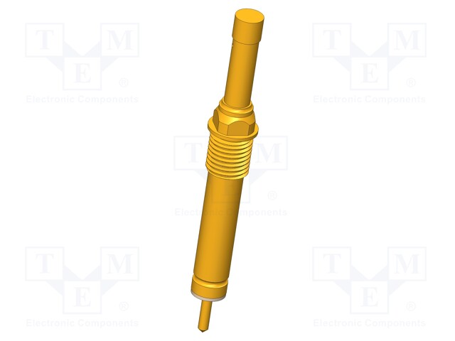 Test needle; Maksimum spring compression: 5mm; 3A; Contacts: CuBe