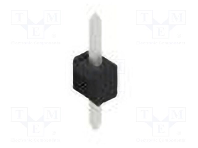 Connector: pin strips; pin header; male; PIN: 1; 2.54mm; THT; 1x1