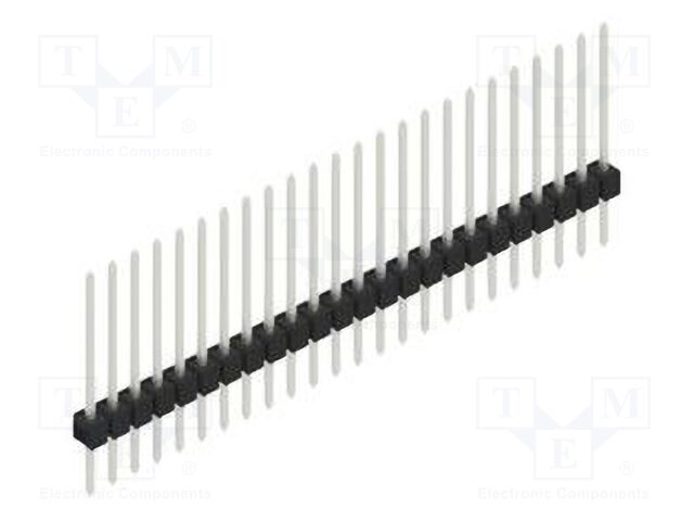 Connector: pin strips; pin header; male; PIN: 24; 2.54mm; THT; 1x24