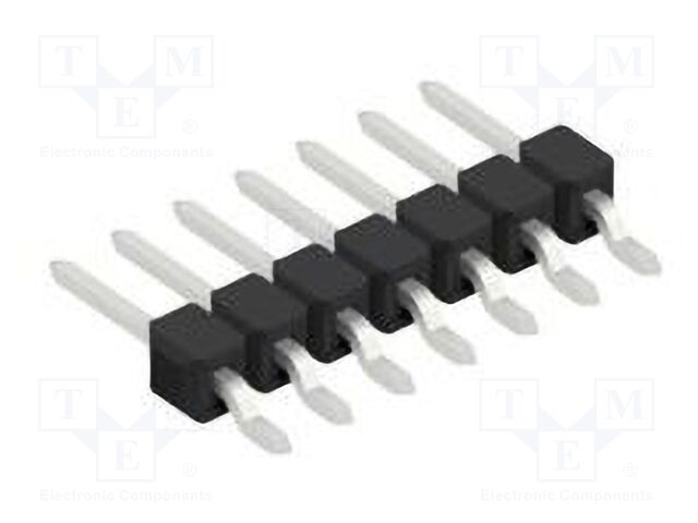 Connector: pin strips; pin header; male; PIN: 7; 2.54mm; SMT; 1x7