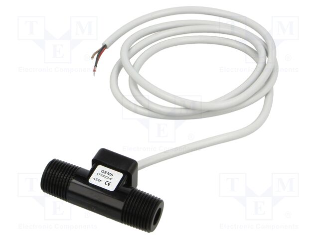Sensor: flow; 5÷24VDC; 1÷10l/min; OUT: NPN; -20÷100°C; 0.9m; FT-110