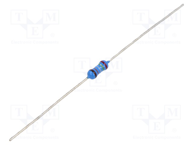 Resistor: metal glaze; THT; 249kΩ; 0.25W; ±1%; Ø2.7x7mm; 200ppm/°C
