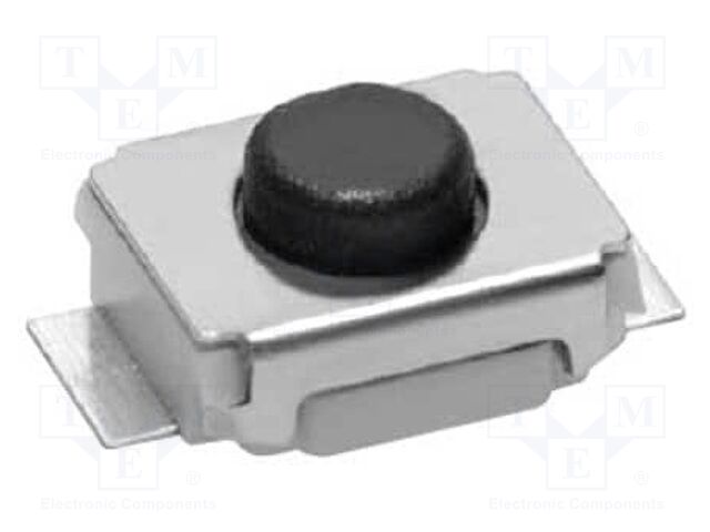 Microswitch TACT; SPST-NO; Pos: 2; 0.05A/12VDC; SMD; none; 1.5N