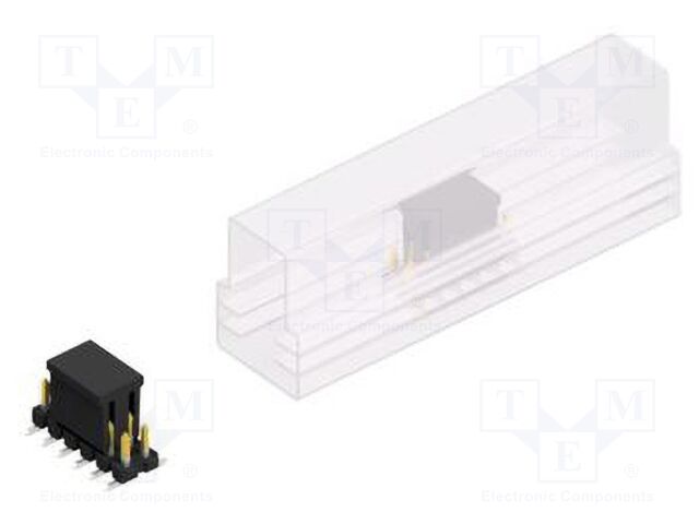 Connector: pin strips; pin header; male; PIN: 12; 2.54mm; SMT; 2x6