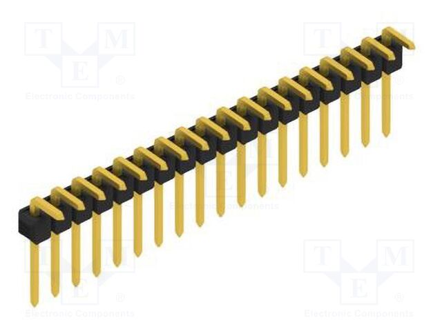 Connector: pin strips; pin header; male; PIN: 18; 2.54mm; THT; 1x18