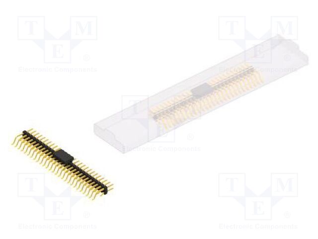 Connector: pin strips; pin header; male; PIN: 54; 2mm; SMT; 2x27