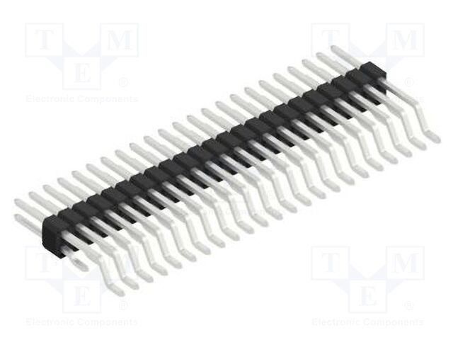 Connector: pin strips; pin header; male; PIN: 46; 1.27mm; SMT; 2x23