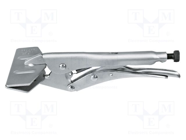 Pliers; flat,locking; Pliers len: 200mm; Application: tinware