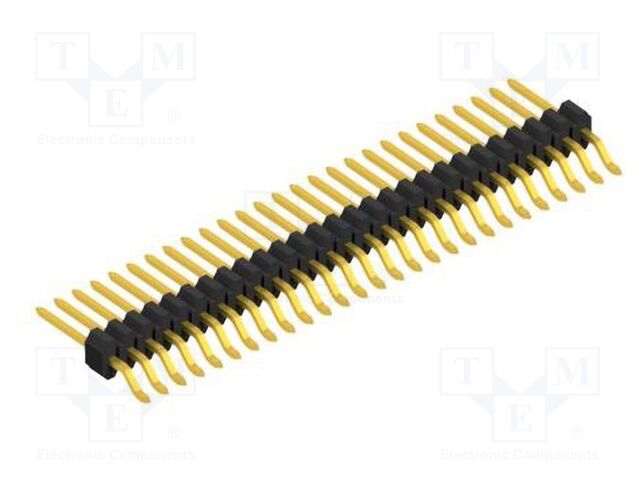 Connector: pin strips; pin header; male; PIN: 27; 1.27mm; SMT; 1x27