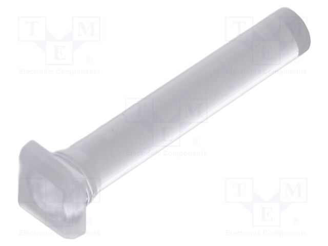 Fiber for LED; 5.8x5.8mm; L: 26.75mm; square; Front: flat; straight