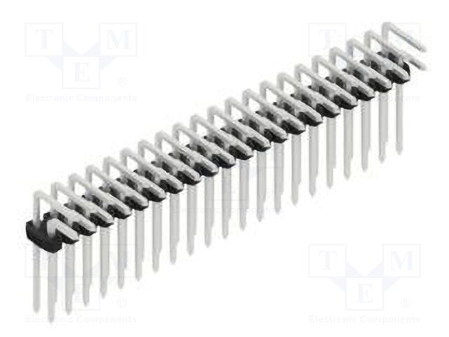 Connector: pin strips; pin header; male; PIN: 42; 2mm; THT; 2x21