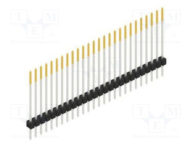 Connector: pin strips; pin header; male; PIN: 26; 2.54mm; THT; 1x26